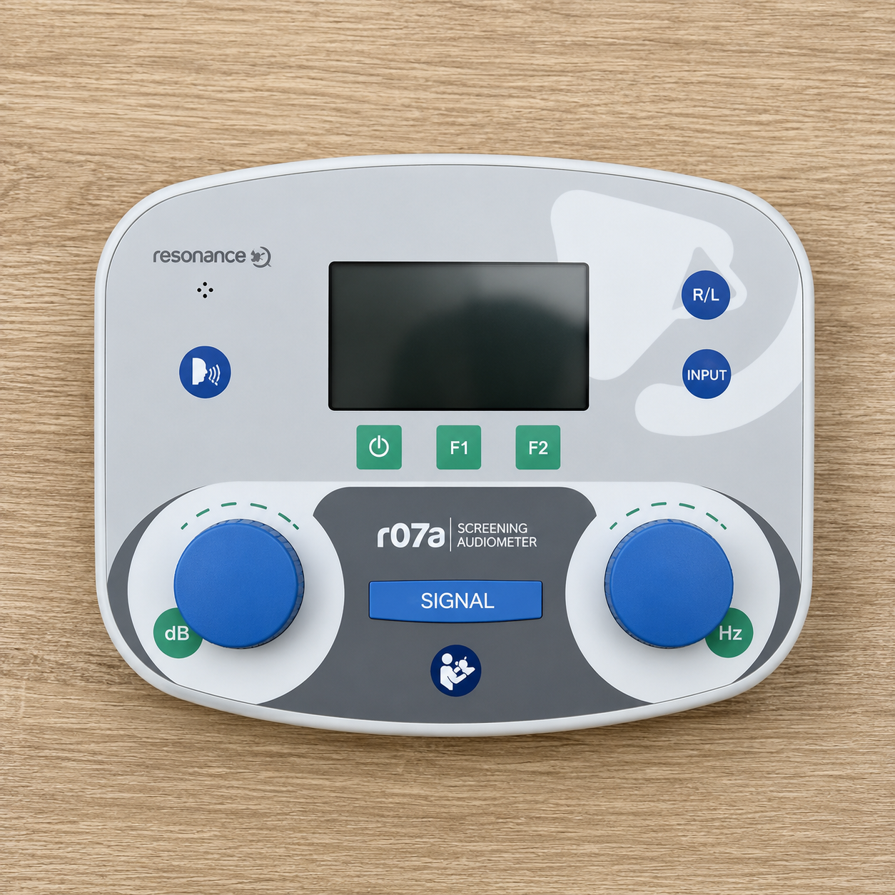 Resonance audiometry testing equipment